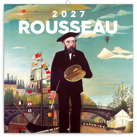 Grid calendar Henri Rousseau 2027, 30 x 30 cm