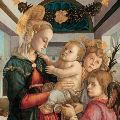 Grid calendar Sandro Botticelli 2027, 30 x 30 cm
