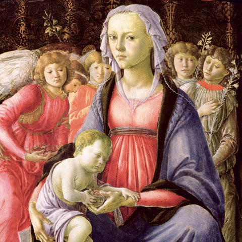 Grid calendar Sandro Botticelli 2027, 30 x 30 cm