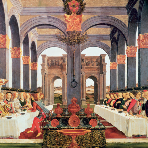Grid calendar Sandro Botticelli 2027, 30 x 30 cm