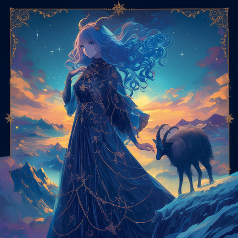 Grid calendar Anime Zodiac 2027, 30 x 30 cm