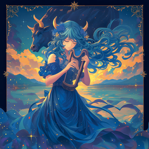 Grid calendar Anime Zodiac 2027, 30 x 30 cm
