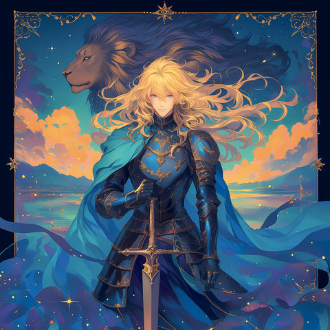 Grid calendar Anime Zodiac 2027, 30 x 30 cm
