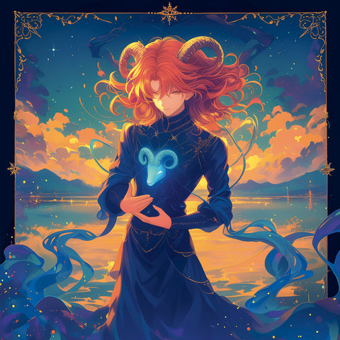 Grid calendar Anime Zodiac 2027, 30 x 30 cm