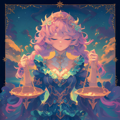 Grid calendar Anime Zodiac 2027, 30 x 30 cm