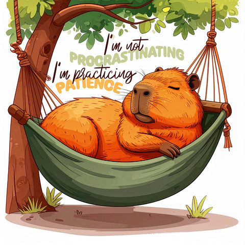 Grid calendar Cheeky Capybaras 2027, 30 x 30 cm
