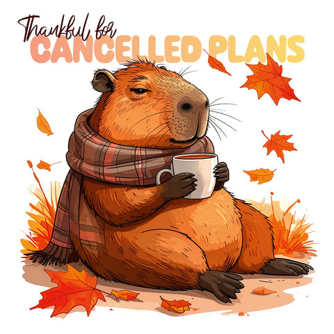 Grid calendar Cheeky Capybaras 2027, 30 x 30 cm